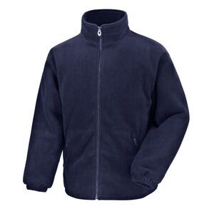 Result Core Mens Quilted Polartherm Winter Fleece Jacket / Navy